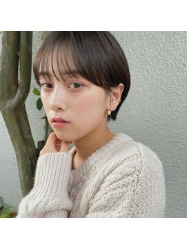 オーウェン(Owen) 《 hair Owen 》ナチュラルショート×耳かけアレンジ