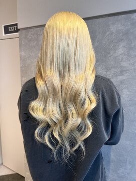 ガルボヘアー 名古屋栄店(garbo hair) #プルエクステ#ハイトーン#ブロンド#名古屋エクステ#エクステ