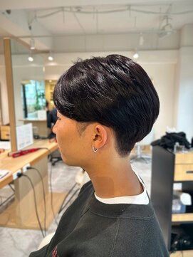 ソイクフ 四条大宮店(SOY-KUFU) 【soy-kufu】MEN'S HAIRアッシュブラックカルマパーマ