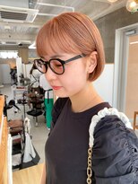 メルシー 福岡天神店(Merci)&nbsp;オレンジベージュ☆ミニボブ