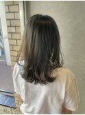 レイヤーミディ×オリーブアッシュ