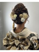 成人式ヘアセット&着付け