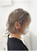 切りっぱなしボブ白髪ぼかしバレイヤージュ【suiw】昭和町