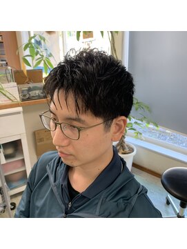 スペースシグマ 理容 美容 ナチュラルシャギースタイル