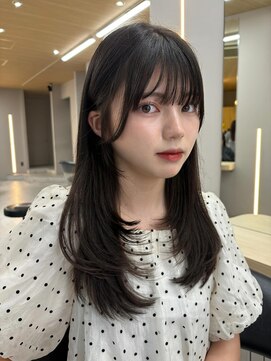 ボタン ハカタ(VOTAN hakata) 博多/福岡/韓国ヘア/前髪顔周りカット/レイヤー/暗めカラー