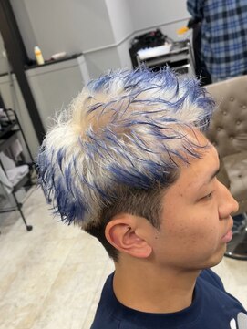 アビールブレ 新潟万代(ABEY LEVRAI) メンズショート/エンドカラー/ホワイトカラー