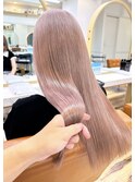 韓国風 レイヤーカット[ピンクページュ]浦和/韓国