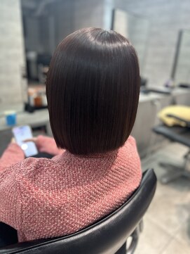 ソル 八王子(SOL) ミニボブ×ピンクブラウン