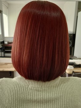 ヘアー アウラ フロース(Hair Aula flos)の写真/【守山区】髪質改善で内部から美しく◇まとまりのある艶感で潤いたっぷりと美髪へと導きます＊