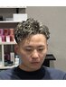 【高橋Men.s限定】カット＋ハイライト金メッシュ　￥16000