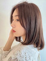 ステアケース 武蔵小杉店(stair:case)&nbsp;大人可愛いボブ前上がりボブミディアム前髪なし３０代４０代