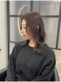 ワンカラーで明るめブラウン
