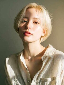 シェル 国分寺(shell) くびレイヤーエモージュグレージュカラーくびれショート/国分寺