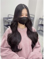 ジーナリア(Xena ria)&nbsp;《衣織》ブルーブラック/韓国ヘア