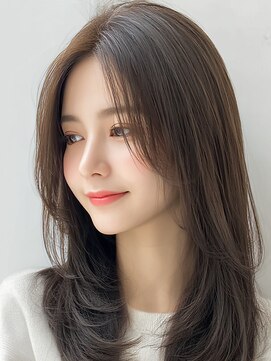 コンフィー(comfy) 艶ミディ × 大人ブラウン