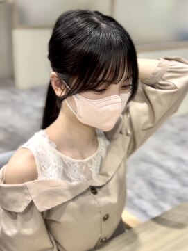 ラベスト キョウト(LOVEST) 結んでも小顔な顔周りカット/流れるおくれ毛/京都河原町