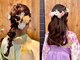 レイライン(Hair&Make salon Rayline)の写真/【名取/駐車場有】卒業式着付予約受付中♪気崩れしづらく、楽に過ごせる着付はRaylineで◎ご相談ください！