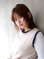 ランプ 代官山(the lamp)&nbsp;透明感チョコレートブラウン大人美人ミディアムレイヤー