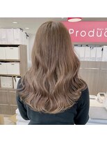 プロデュース 淵野辺店(Produce) ハイライトカラーミルクティーベージュケアブリーチダブルカラー