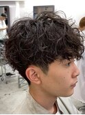 ツイストパーマメンズパーマ波巻きパーマシャドウパーマ佐賀眉毛