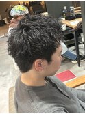 スパイキーパーマ 刈り上げ無しver [#柏 #MEN'S #メンズパーマ]