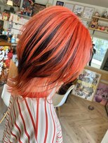 ヘア メイク ココ(hair make coco)&nbsp;オレンジ×ピンク♪♪