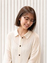 ネオリーブカップ 町田店(Neolive capu) 切りっぱなしボブ×ベージュ