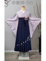 きものサロン すずめ屋&nbsp;レンタル番号　卒業袴-56　撫子　　（袴、帯色変更可）