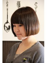 ヘアスパ ポイントハチヨン(HAIR×SPA point84) レトロボブ・グラデーションカラースタイル