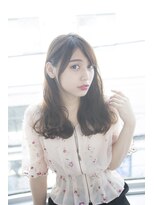 サロンドミルク 原宿(salon de MiLK)&nbsp;【salon de MiLK 原宿】透明感×ゆるふわ耳かけとろみヘア