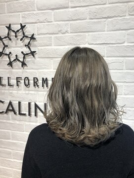 ヘア スパ ビューティー エールフォルム(HAIR SPA BEAUTY YELLFORME) 外国人風シルバーグレージュカラー