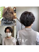 ☆ヘアチェレ　癖毛を活かしたショート☆