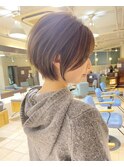 20代30代40代大人ショートボブ ショートヘア チョコレートカラー