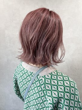 ミューバイケンジ(miu by KENJE) miu&清水大誠　透明感のあるピンクカラー♪