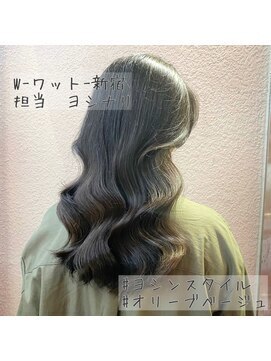 ワット 原宿店(W) Wワット原宿＊韓国レイヤー×オリーブベージュ○