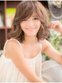 カッパーブラウンくせ毛風切りっぱなしボブc5北浦和20代30代40代