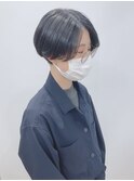 【松戸 岩口】センターパート刈り上げハンサムショート