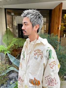 オムズ(OM's) アップバングツートーン（お客様スタイル）