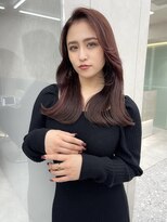 ロンド マーレ 天神大名店(Lond mare) 韓国ヘア 韓国風ヘア くびれ巻き 顔まわりカット レイヤー