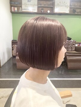 アミュレット バイ サファリ 西荻窪(AMULETTE BY SAFARI) 《お客様スタイル》ダメージレス和漢カラー、ワンレンボブ
