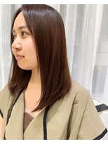 シンクショップ 神戸三宮(THINK SHOP) 【髪質改善】ミディアムストレート