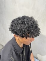 クロー(CROW)&nbsp;刈り上げマッシュ×波巻きプードルパーマ