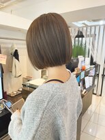 ヘアアンドデイスパ アグー(hair&dayspa AGU) 切りっぱなし内巻きボブ