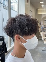 バース 梅田中崎町店(BIRTH)&nbsp;ツイストスパイラルパーマツイストパーマメンズマッシュパーマ