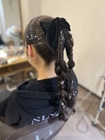 着付けヘアセット専門店 ウィズ(With)&nbsp;タイトポニーテールアレンジ☆