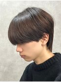 黒髪マッシュナチュラルマッシュメンズヘア韓国ツーブロック