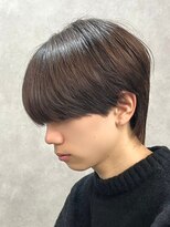 エルマーク 梅田(L-MARK)&nbsp;黒髪マッシュナチュラルマッシュメンズヘア韓国ツーブロック