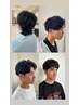 【学割U24限定】(学生☆メンズ限定)カット＋ポイントパーマ