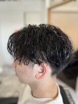 スワッグ(SWAG)&nbsp;波巻きスパイラルニュアンスメンズカットパーマ