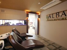 アルバ ヘアリゾート(ALBA)の雰囲気（バリをイメージした極上のシャンプーブースです☆[縮毛矯正]）